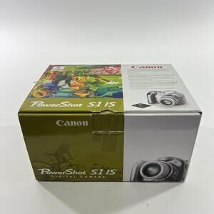 Canon PowerShot S1 IS 3.2MP Digital Camera 10x Optical Zoom PC1058 Kit Tested